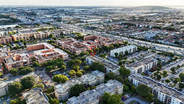 an aerial view of city