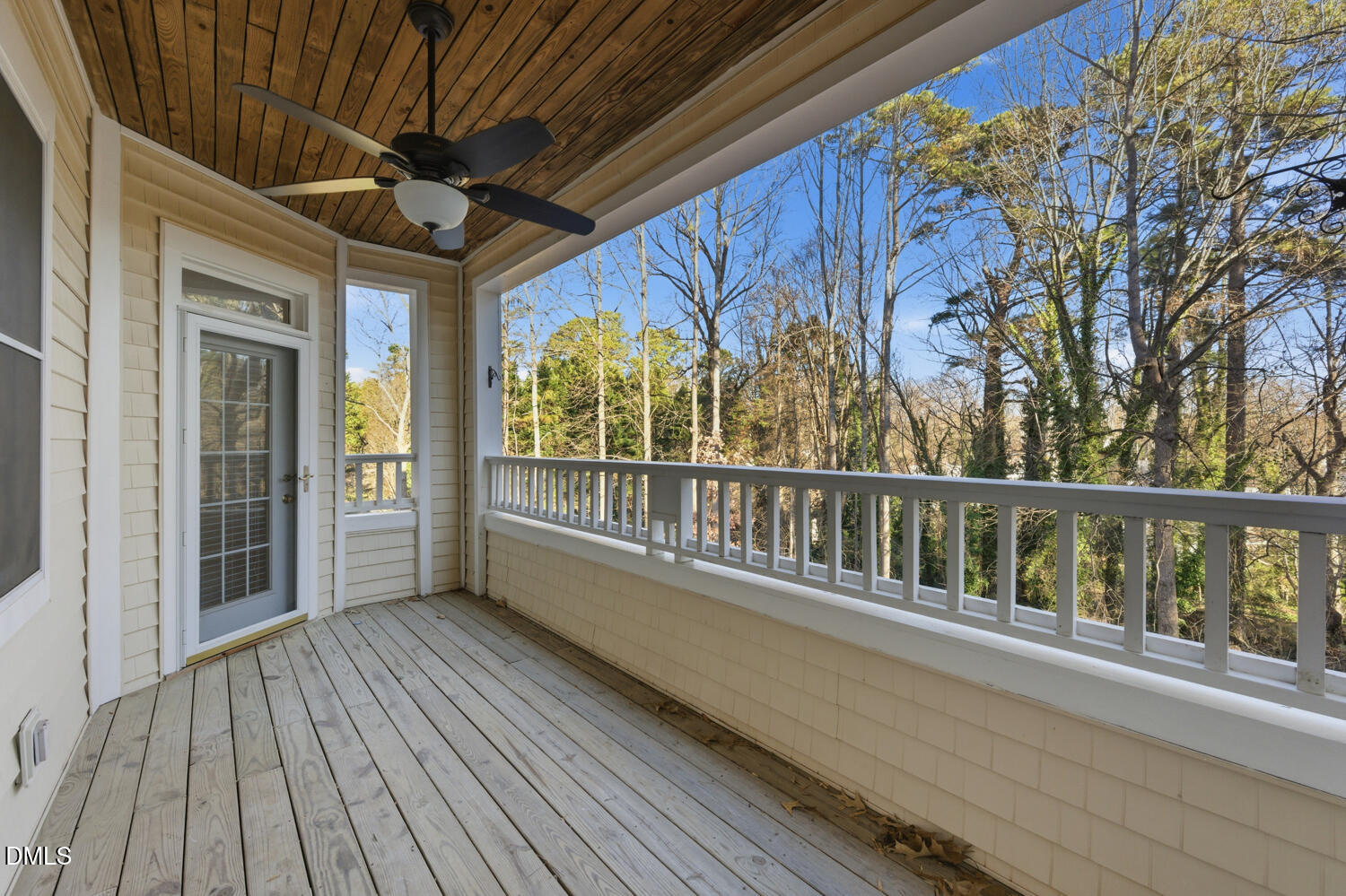 116 Northbrook Drive, Unit 204 Raleigh, NC 27609 - Photo 29 of 94 a view of a balcony with wooden floor