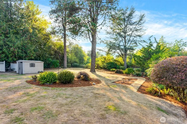 a aerial view of a house