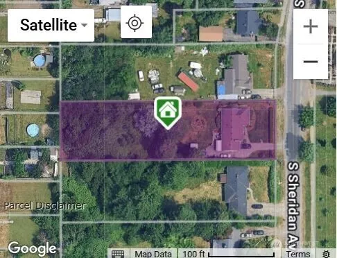 a view of yard with seating space