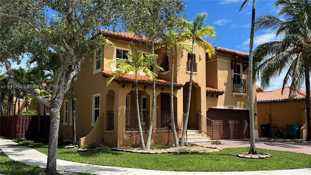 a front view of house with yard