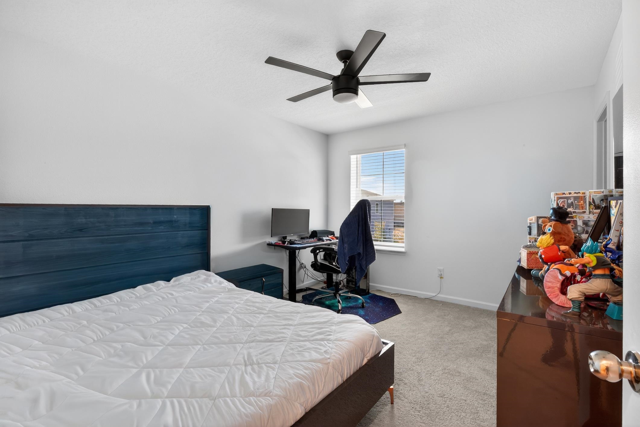 177 White Rabbit Run St. Augustine, FL 32092 - Photo 34 of 53 Bedroom with carpet floors and a ceiling fan