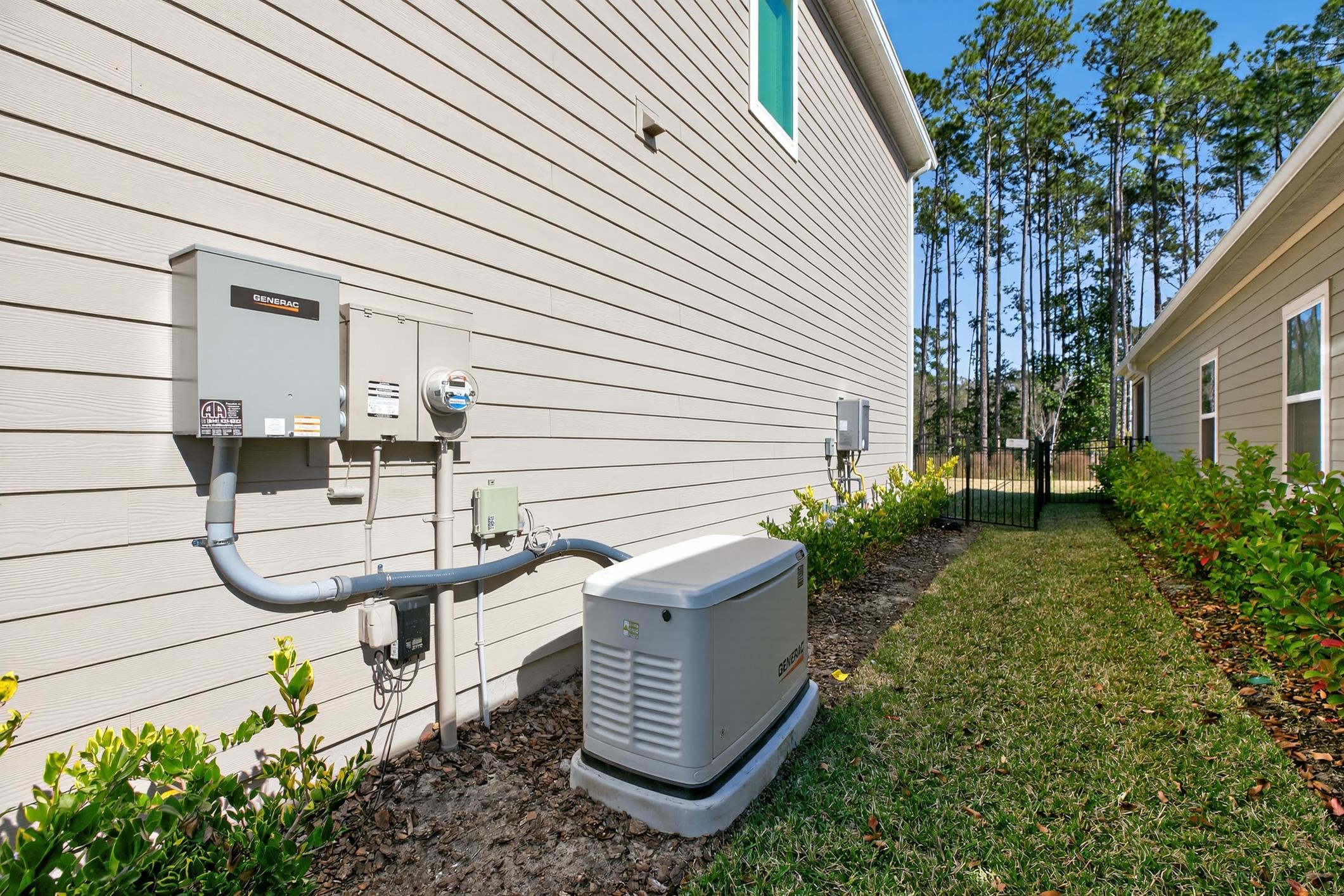 177 White Rabbit Run St. Augustine, FL 32092 - Photo 10 of 53 Exterior view of a power unit and electric meter