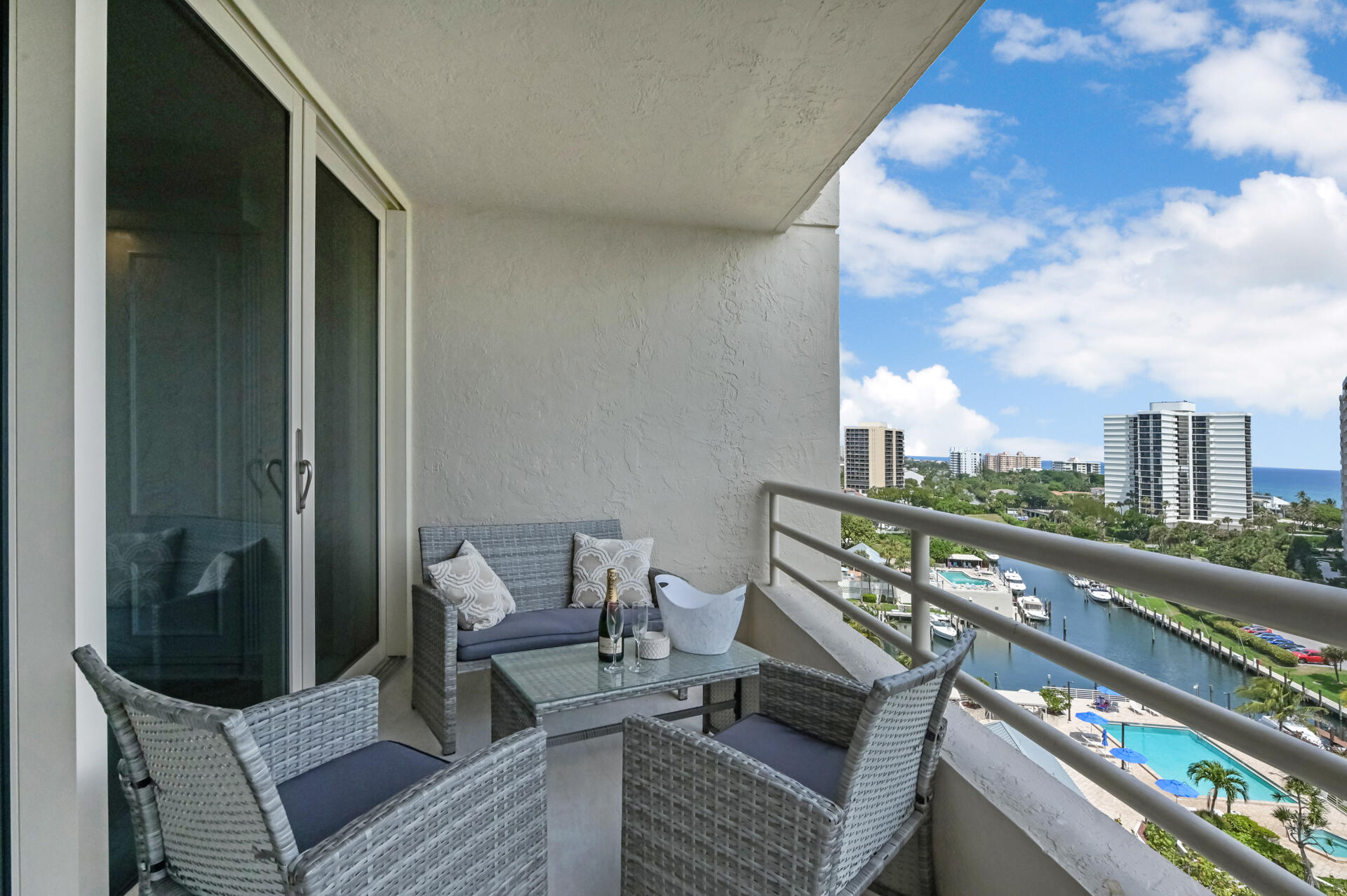4101 North Ocean Boulevard, Unit 1008 Boca Raton, FL 33431 - Photo 28 of 46 Balcony
