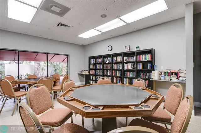 a outdoor dining room with furniture