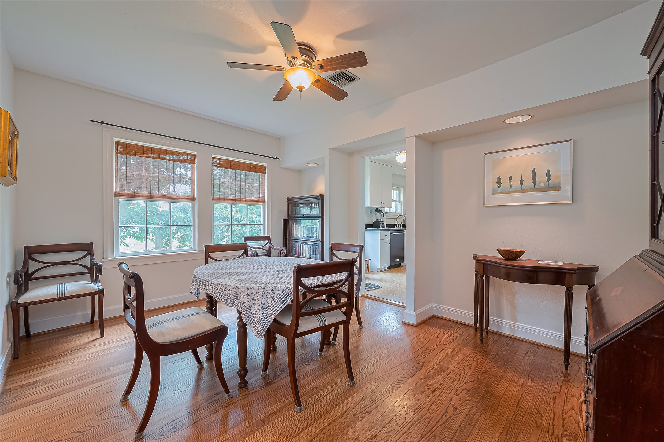 501 Gale Street Houston, TX 77009 - Photo 11 of 49 a view of a dining room with furniture window and wooden floor