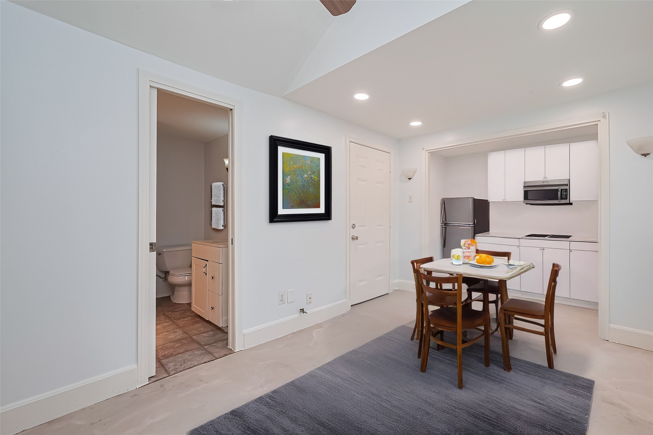 501 Gale Street Houston, TX 77009 - Photo 32 of 49 a view of a dining room with furniture and a table