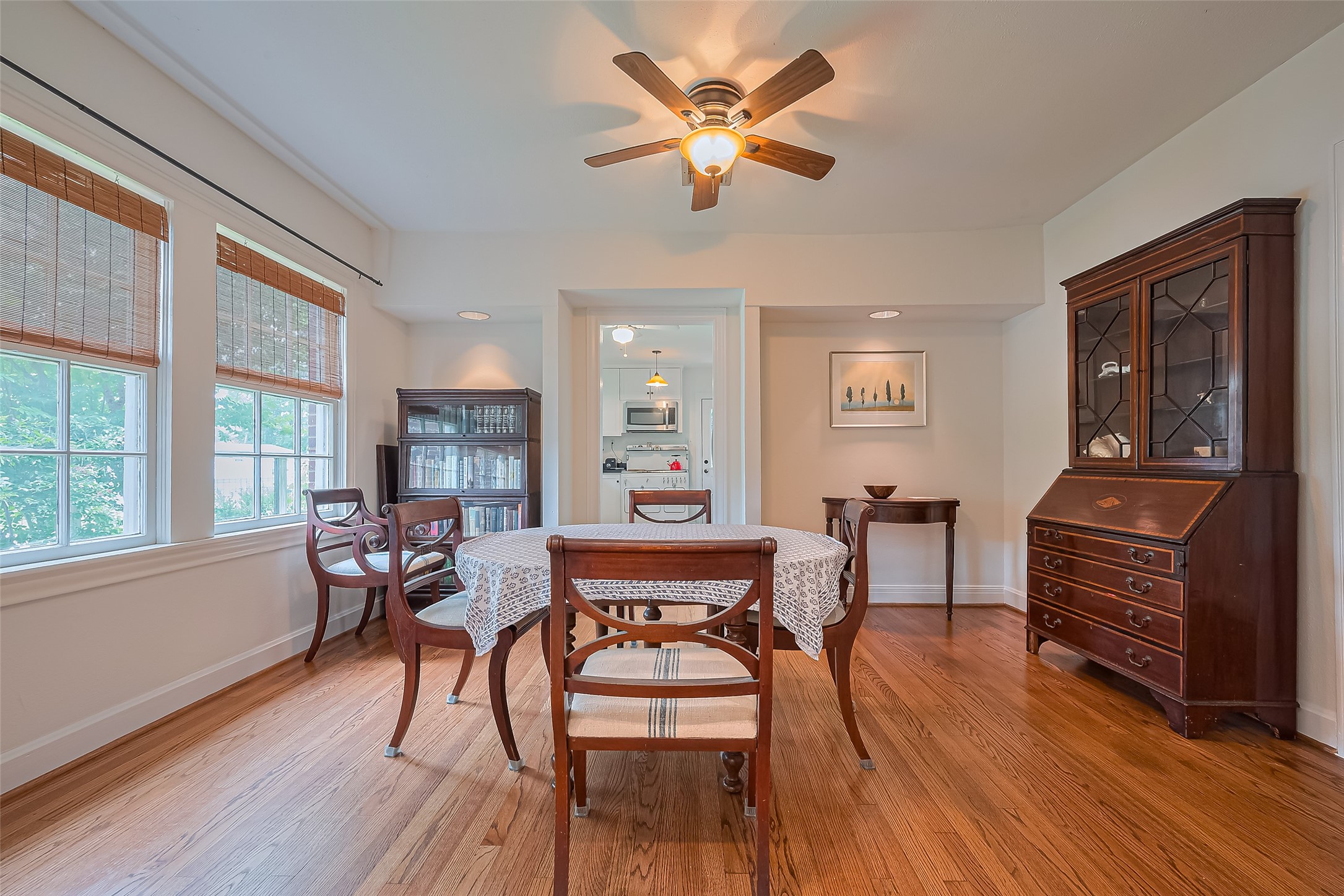 501 Gale Street Houston, TX 77009 - Photo 10 of 49 a view of a dining room with furniture window and wooden floor