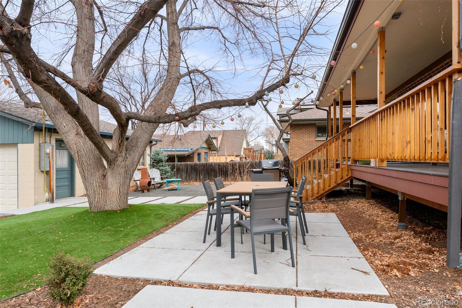 1959 South Washington Street Denver, CO 80210 - Photo 46 of 50 a view of a backyard with sitting area