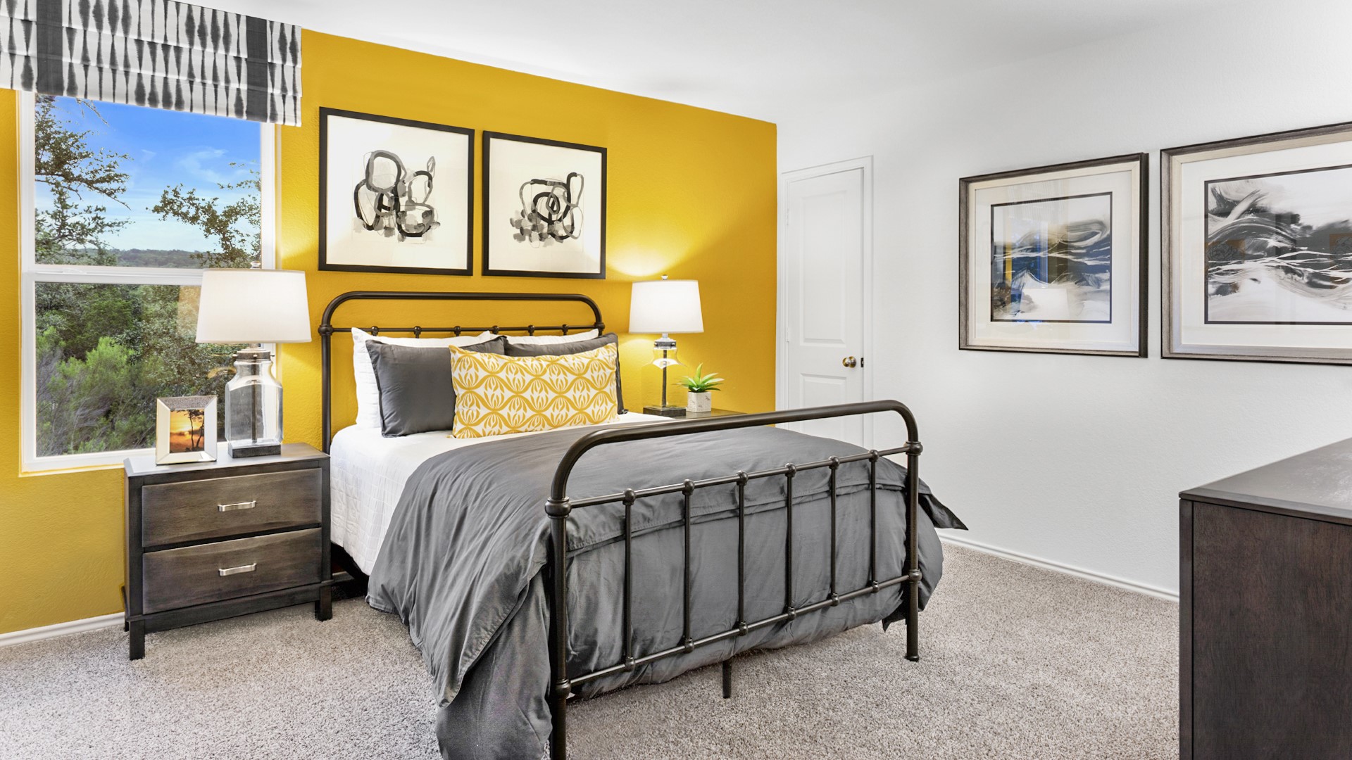 117 Sapling Dew Drive Georgetown, TX 78628 - Photo 17 of 22 a bedroom with a bed and a window