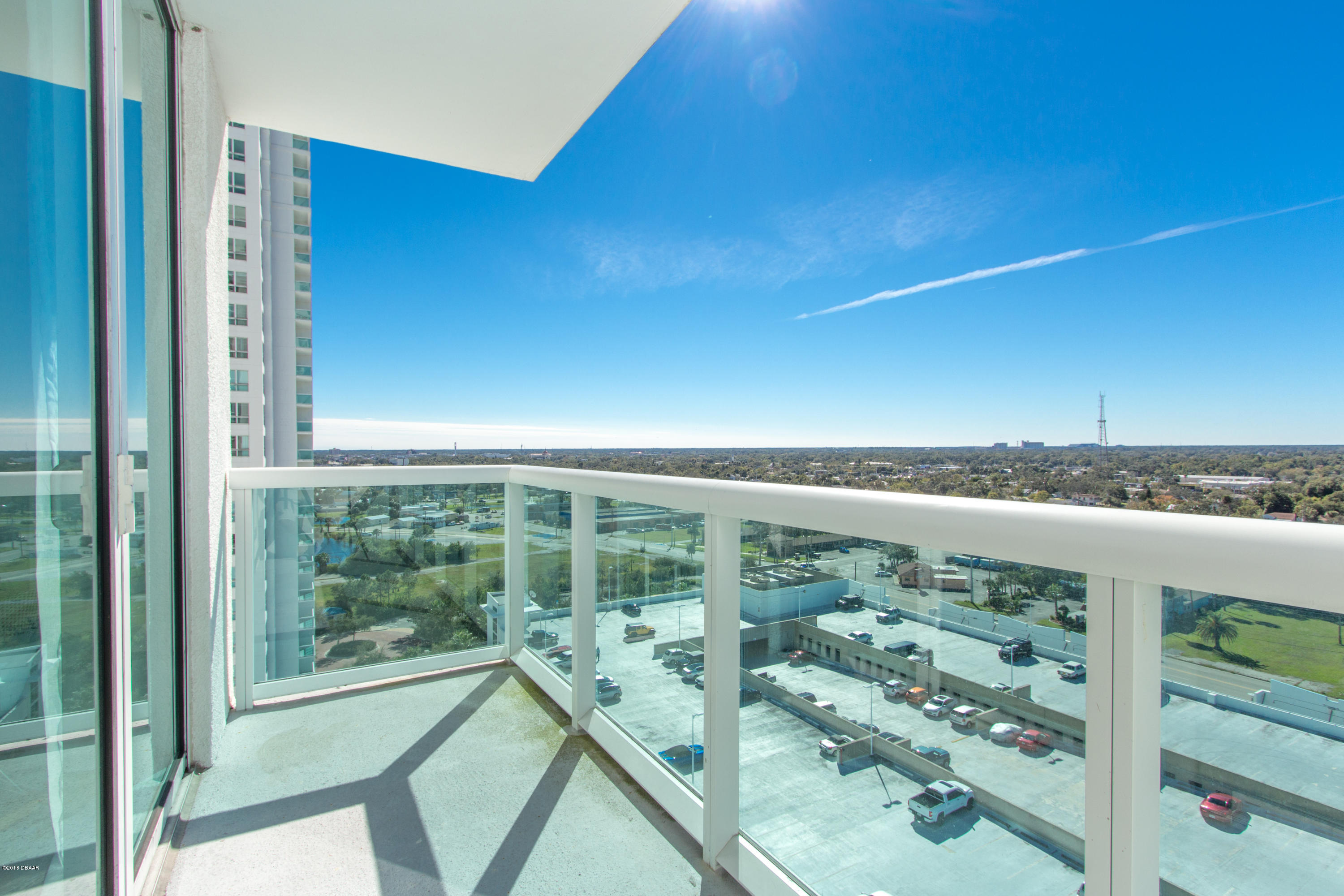 241 Riverside Drive, Unit 1409 Holly Hill, FL 32117 - Photo 12 of 35 a view of a balcony with an outdoor space