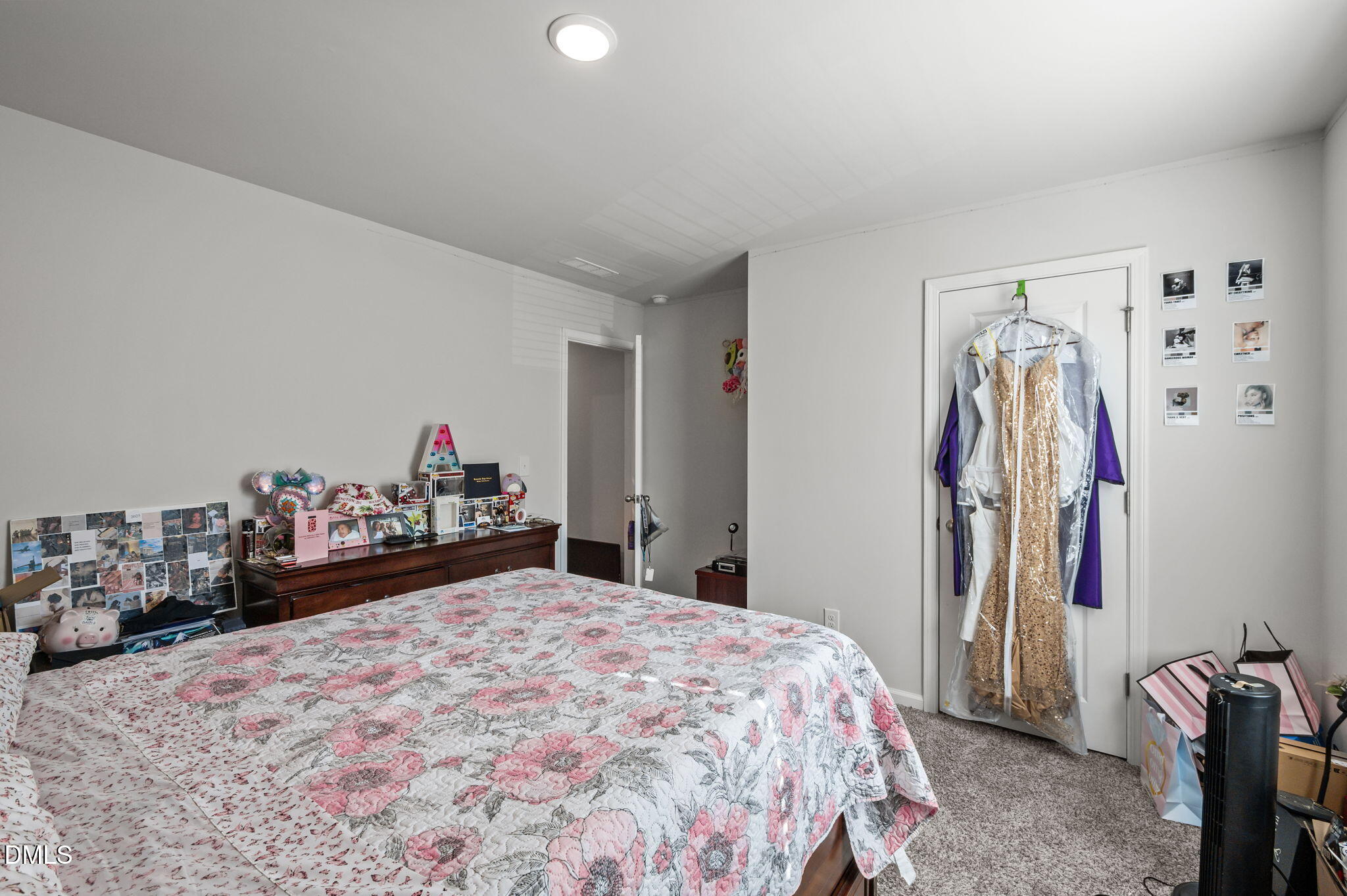3000 Farndale Trace Durham, NC 27712 - Photo 23 of 36 a bedroom with a bed and a closet