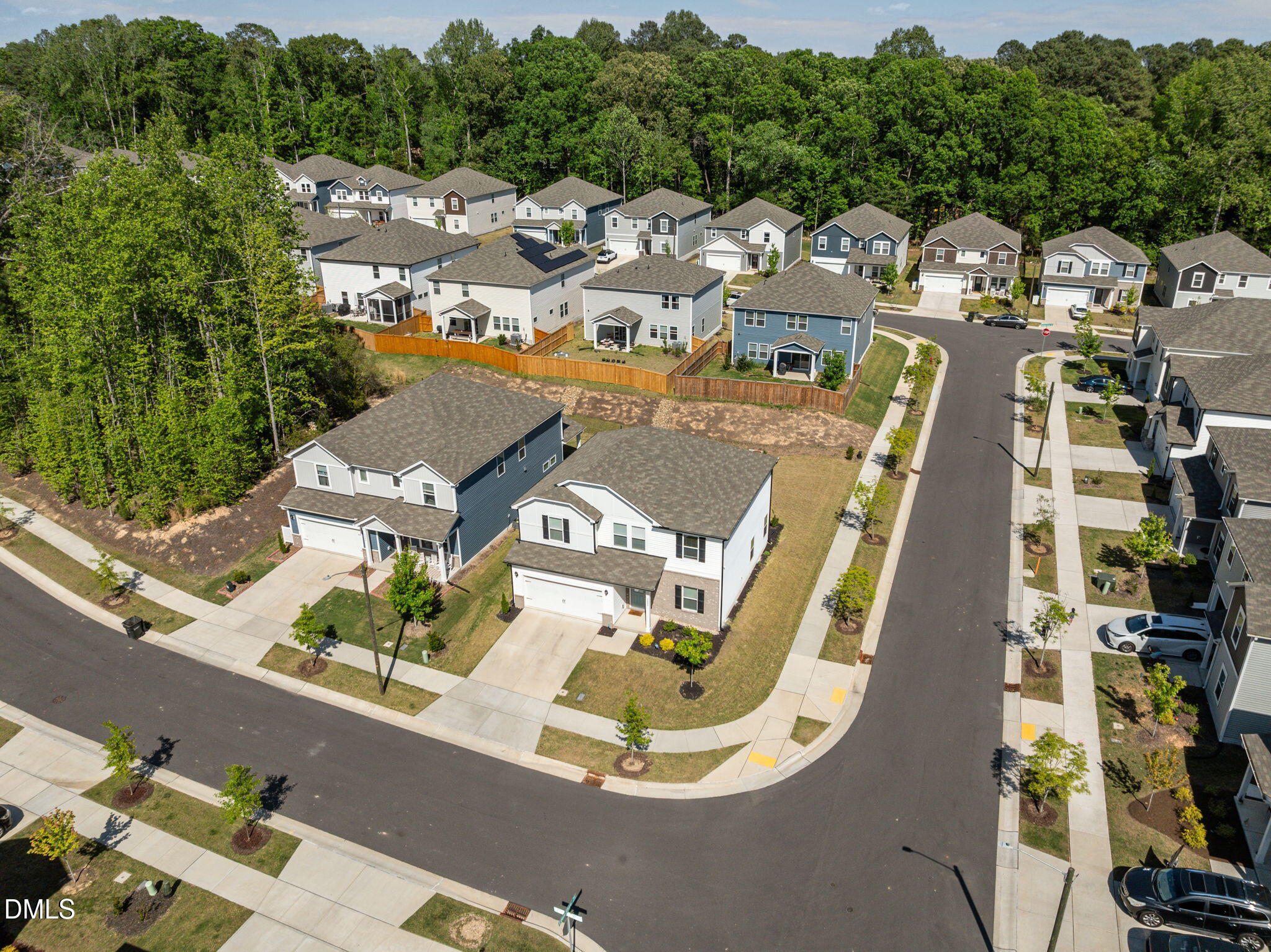 3000 Farndale Trace Durham, NC 27712 - Photo 29 of 36 a picture of a city with lots of residential buildings