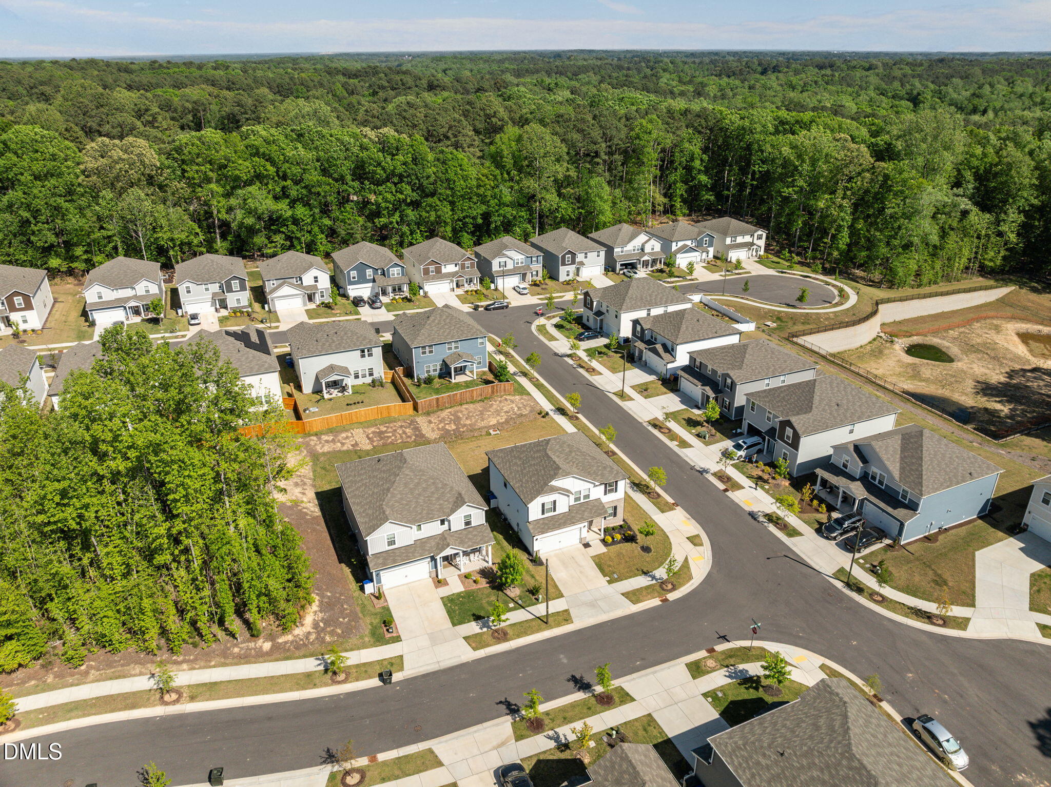3000 Farndale Trace Durham, NC 27712 - Photo 31 of 36 an aerial view of a house with yard swimming pool and outdoor seating