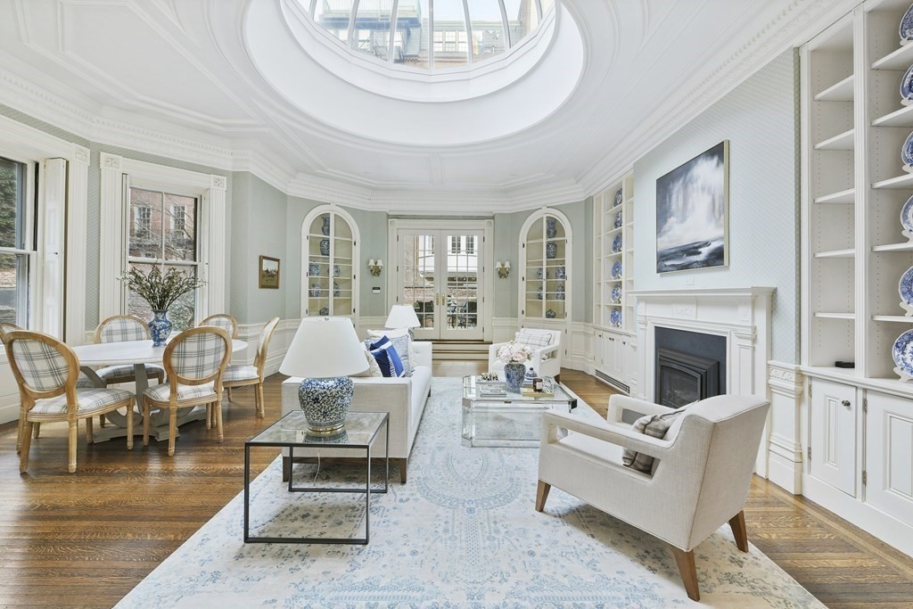 31 Chestnut Street Boston, MA 02108 - Photo 11 of 29 a living room with furniture large window and wooden floor