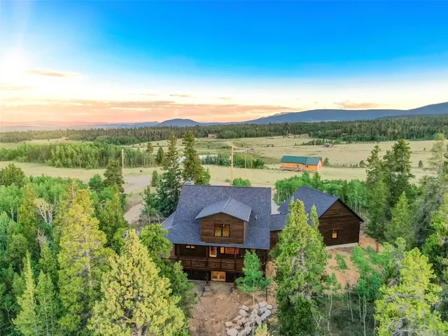 a view of backyard with green space