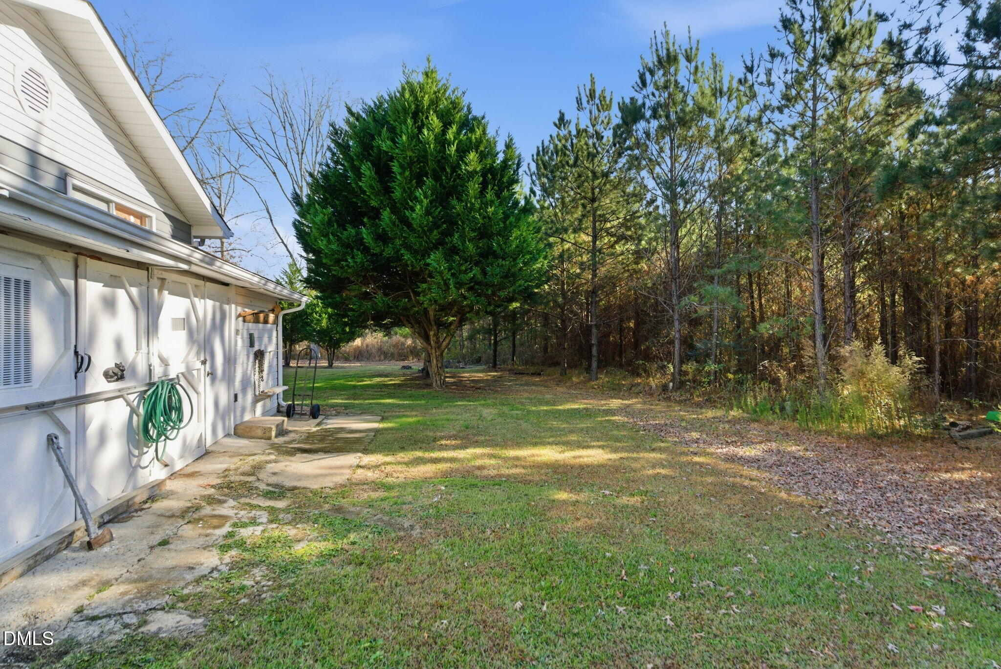 5210 Moncure Pittsboro Road Moncure, NC 27559 - Photo 56 of 58 a view of backyard with green space