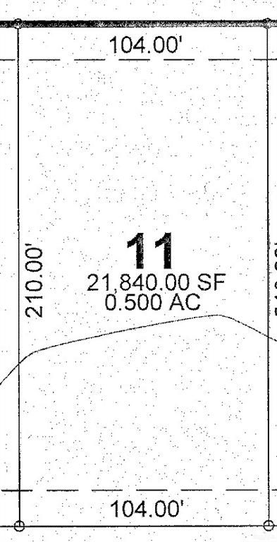 7190 North Gwin Road Edinburg, TX 78542 - Photo 2 of 3 Survey Plat. Depicting lot dimensions and area measurements for the property