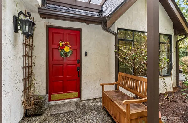a view of front door of a house