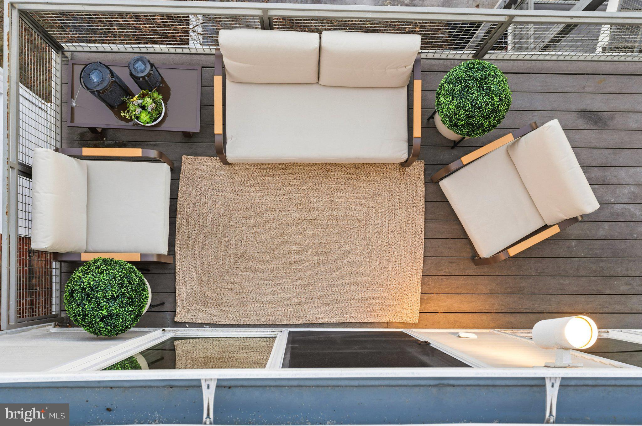 1837 Kalorama Road Northwest, Unit F Washington, DC 20009 - Photo 14 of 42 Charming balcony retreat with greenery.