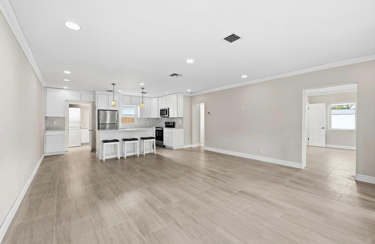 2000 Northeast 17th Street Fort Lauderdale, FL 33305 - Photo 33 of 44 a view of kitchen with wooden floor