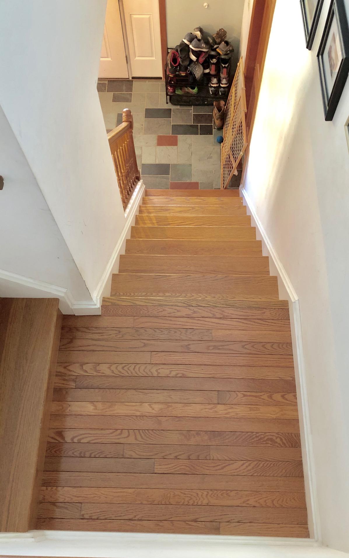 130 Bass Harbor Woods Road Bass Harbor, ME 04653 - Photo 21 of 41 Stairs going down to first floor