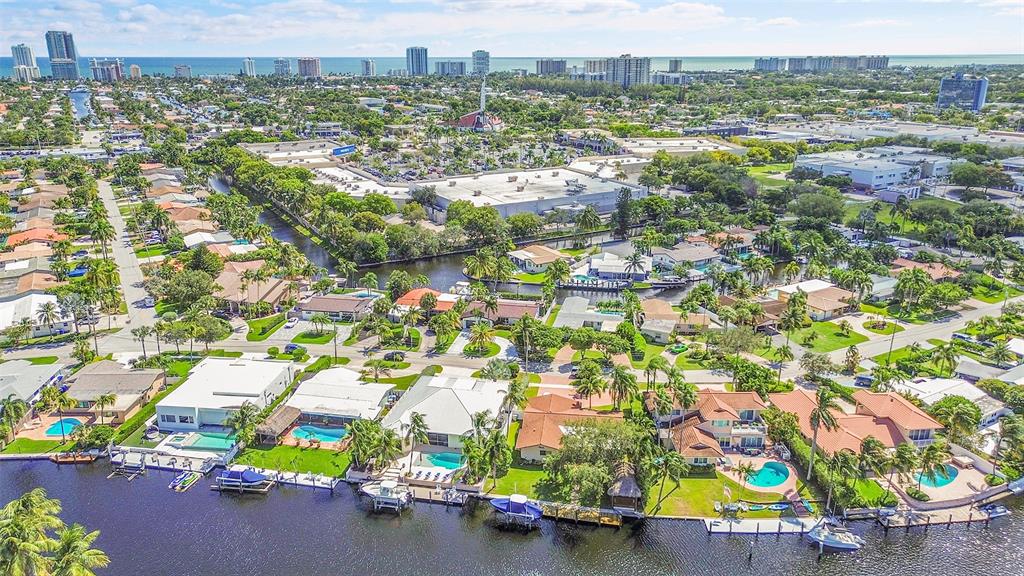 1080 Southeast 9th Avenue Pompano Beach, FL 33060 - Photo 48 of 53 an aerial view of a houses with outdoor space and parking