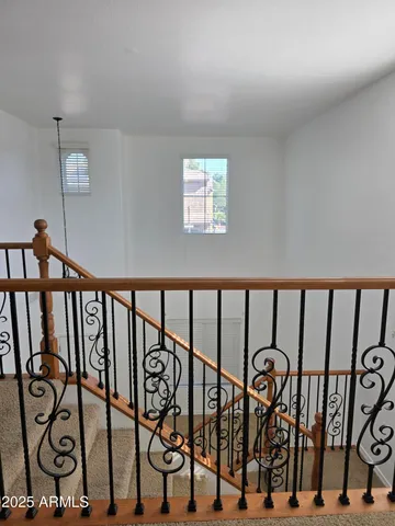 a view of a bike garage with furniture
