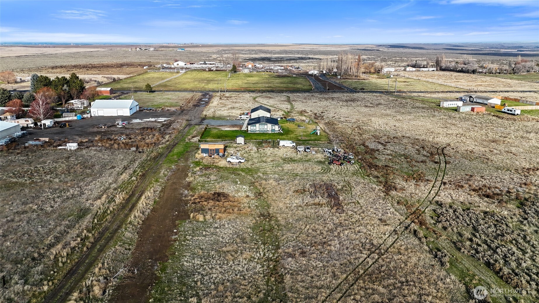 9613 Rd M Northeast Moses Lake, WA 98837 - Photo 3 of 17 an aerial view of multiple house