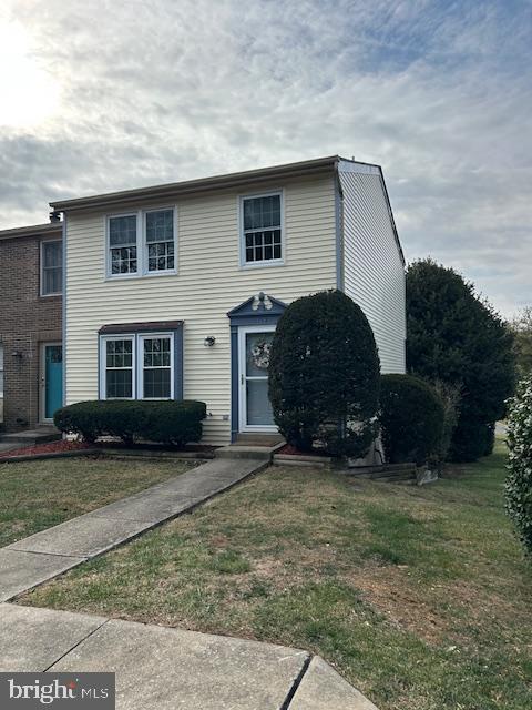 a house view with a garden space