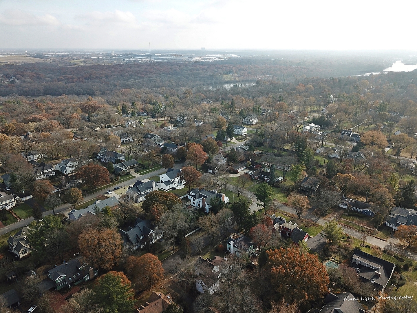 715 Meadows Road Geneva, IL 60134 - Photo 11 of 12 an aerial view of house with yard and mountain view in back