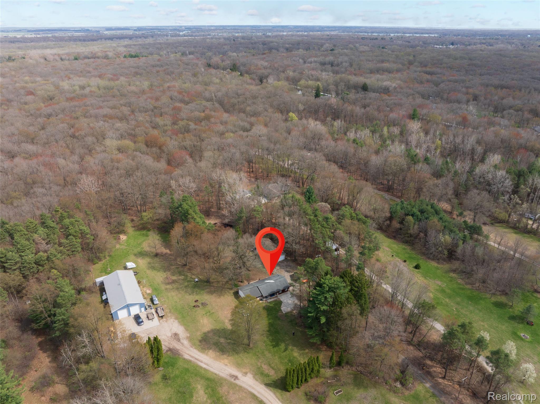 8639 Stone Road Algonac, MI 48001 - Photo 21 of 31 Bird's eye view of a forest