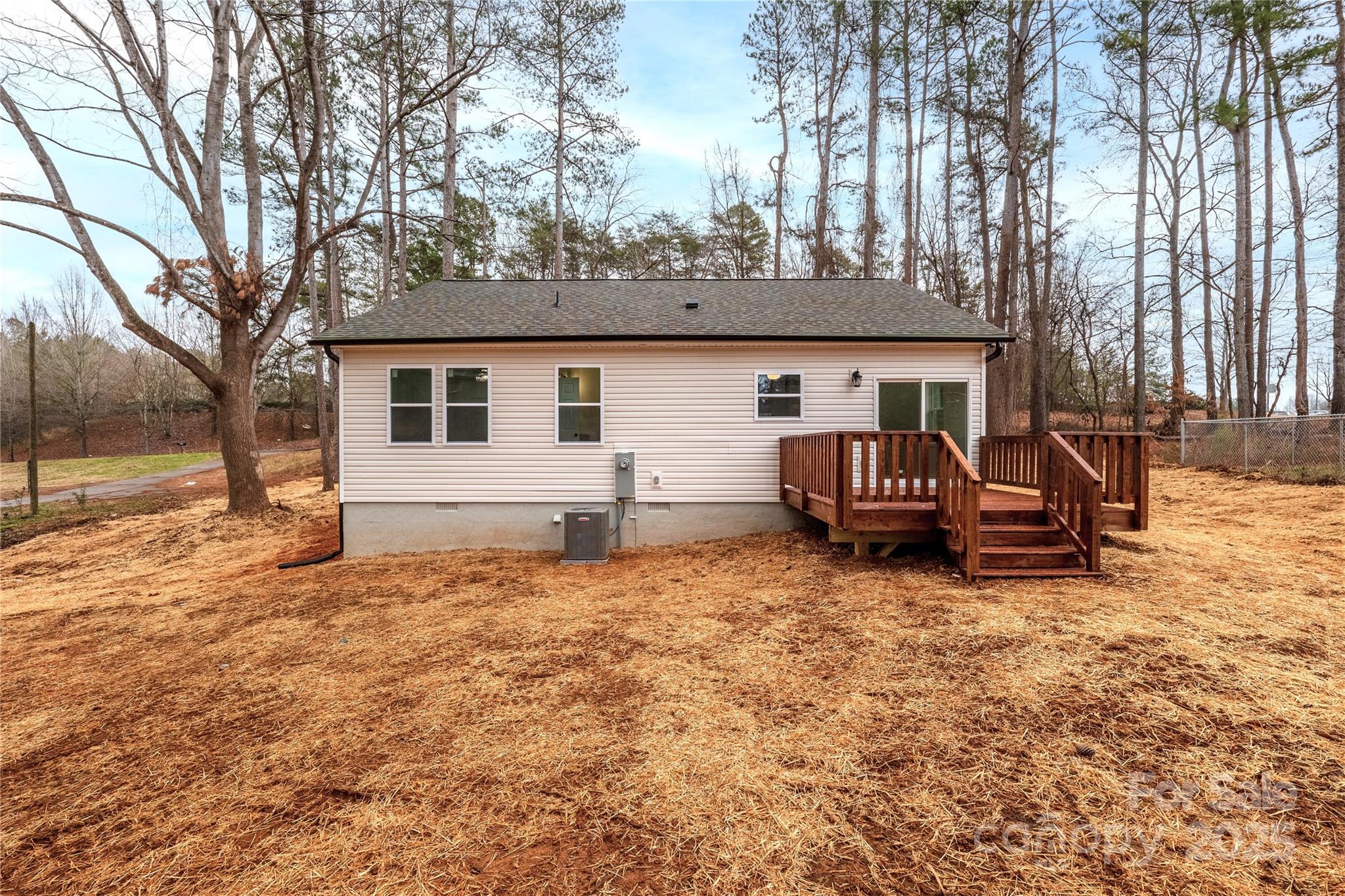 203 Bud Black Road Crouse, NC 28033 - Photo 37 of 47 a view of a house with a yard covered in snow