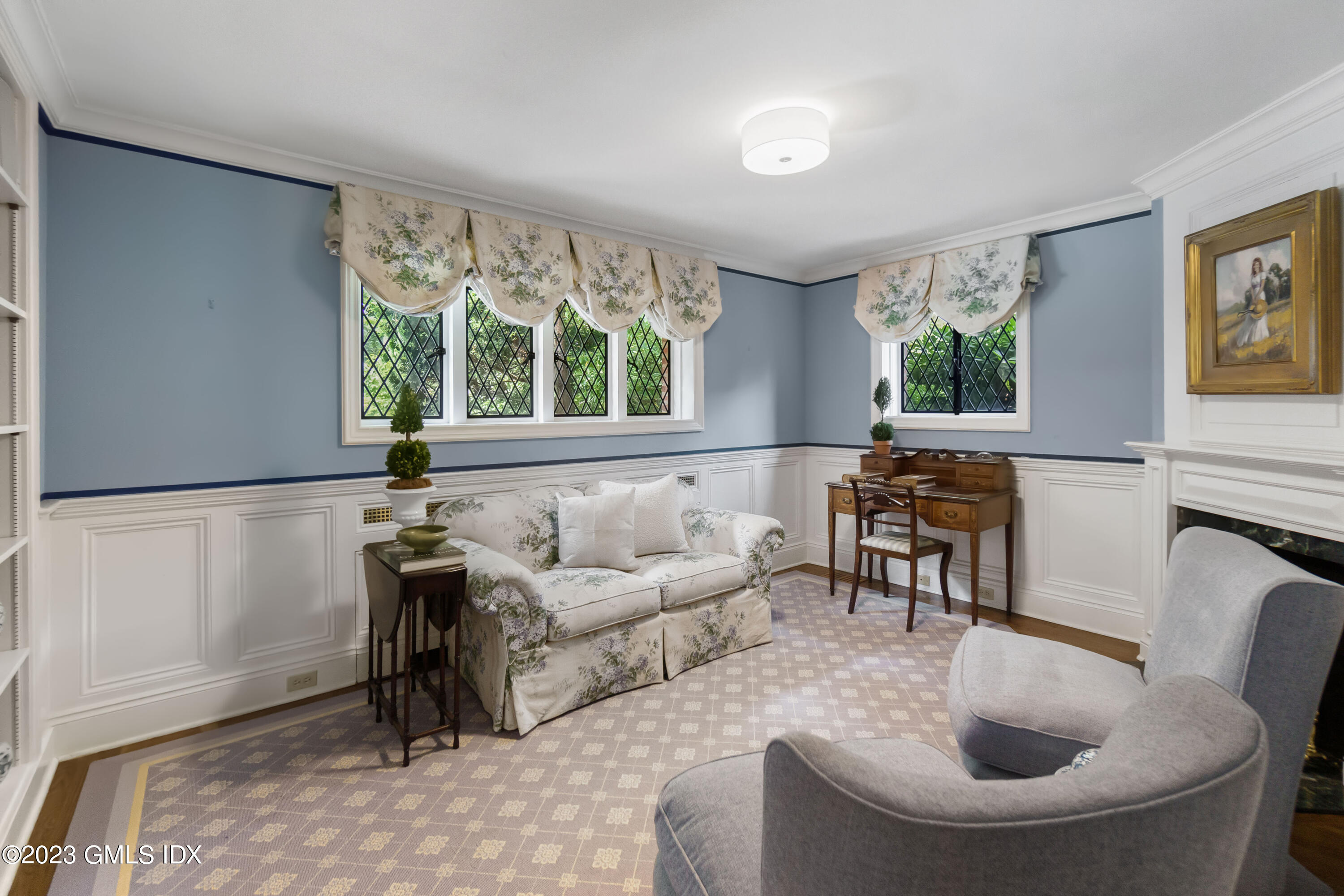 33 Midwood Road Greenwich, CT 06830 - Photo 14 of 22 a living room with furniture and a large window