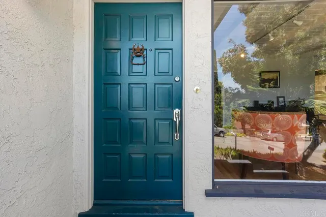 a view of a city from a balcony