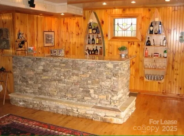 view of a balcony with a door