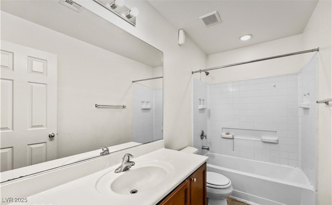 7708 Custom Weave Court Las Vegas, NV 89149 - Photo 21 of 32 Full bath featuring vanity and shower / bathtub combination