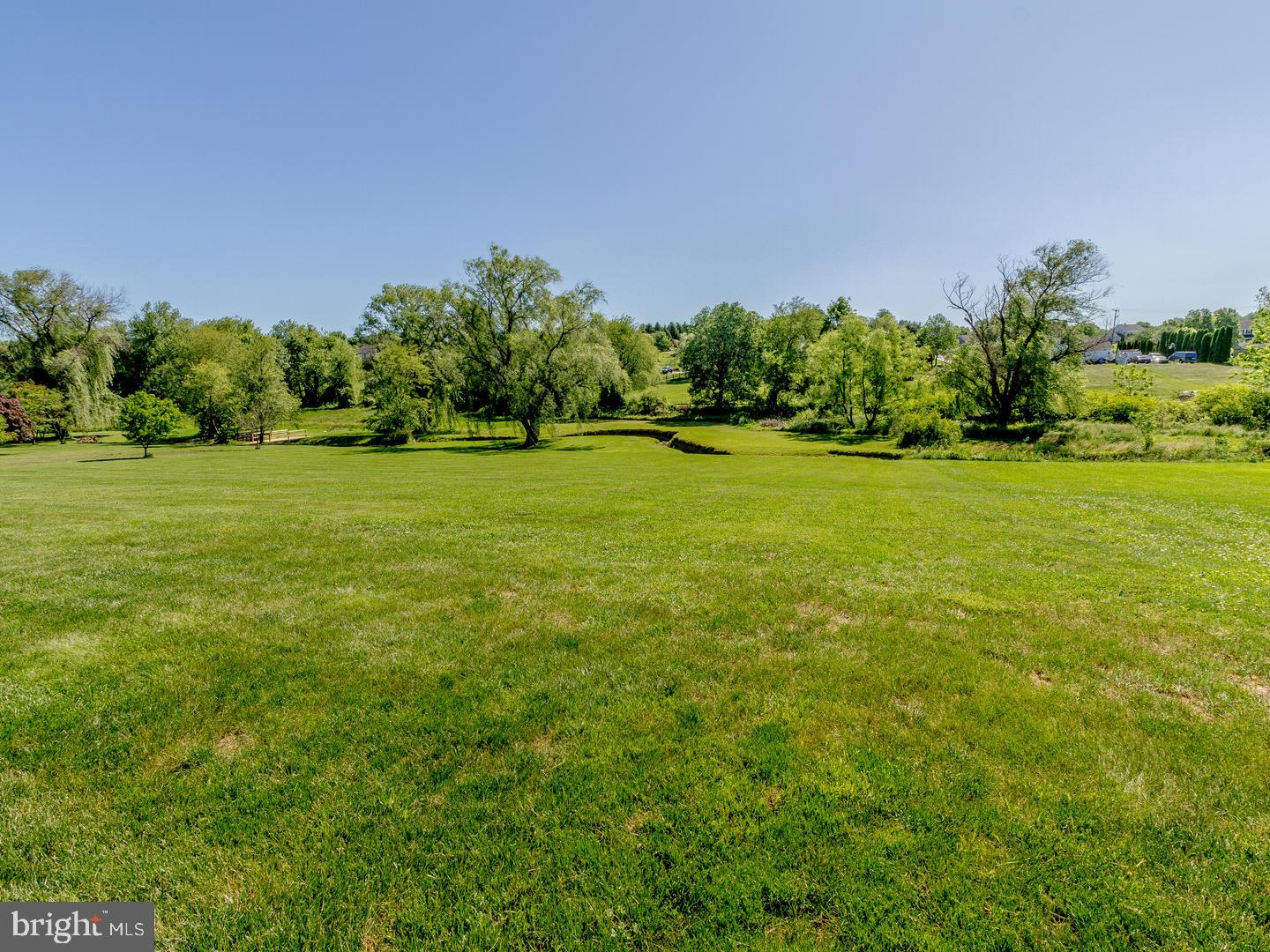 A large backyard for the entire family to enjoy