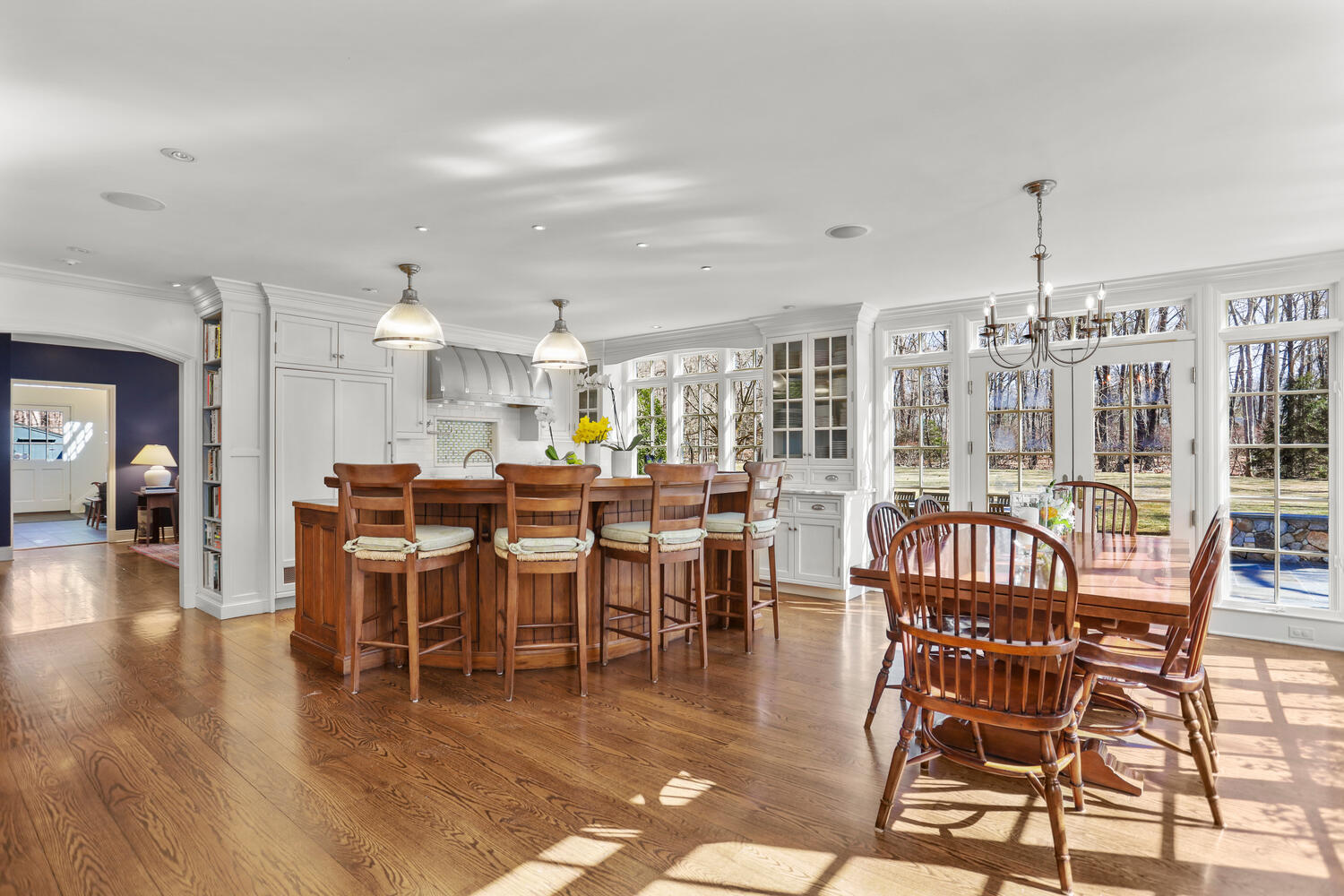 26 Beech Road New Canaan, CT 06840 - Photo 9 of 41 a view of a dining room with furniture