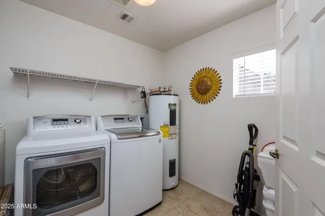 a backyard of a house with seating space
