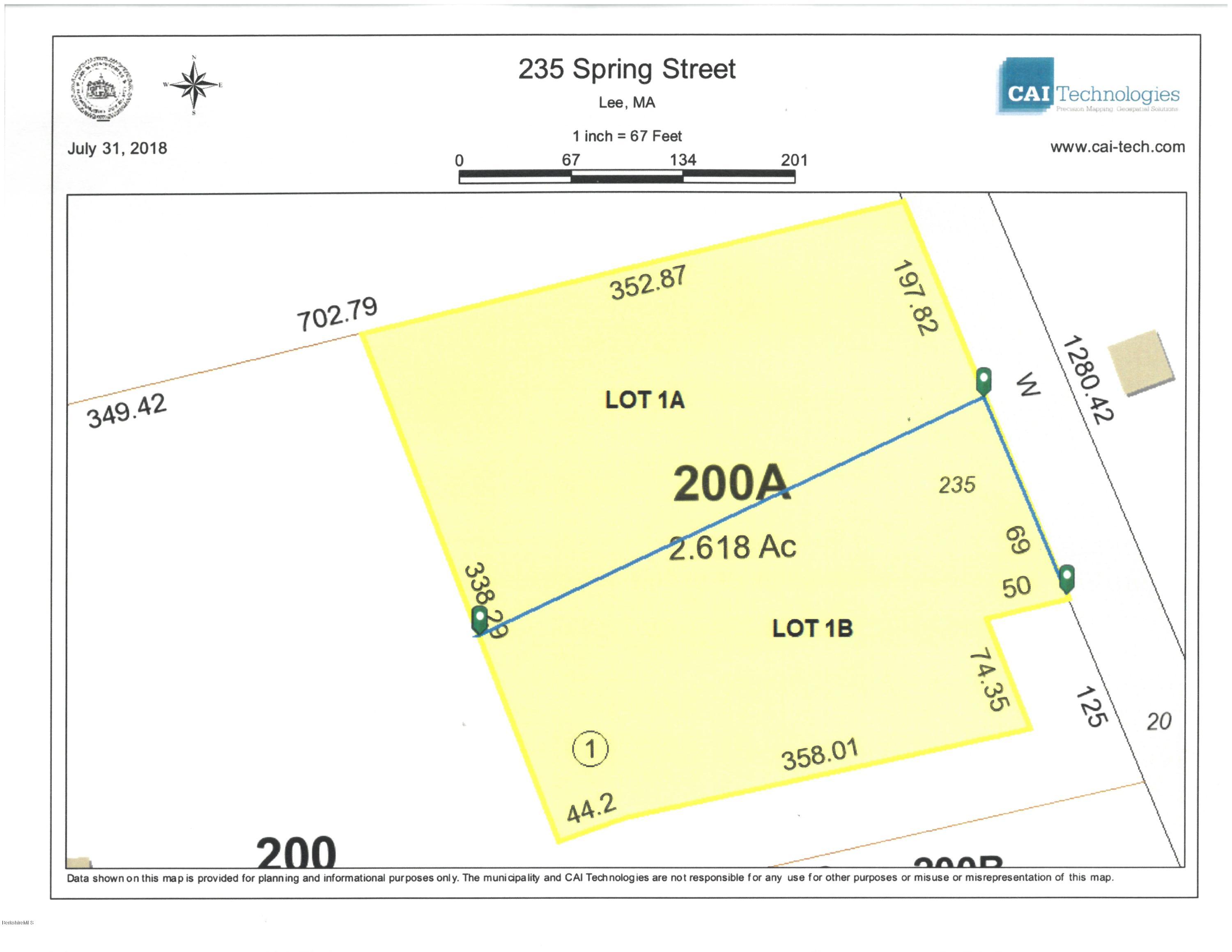 Spring St Lot 1A&B