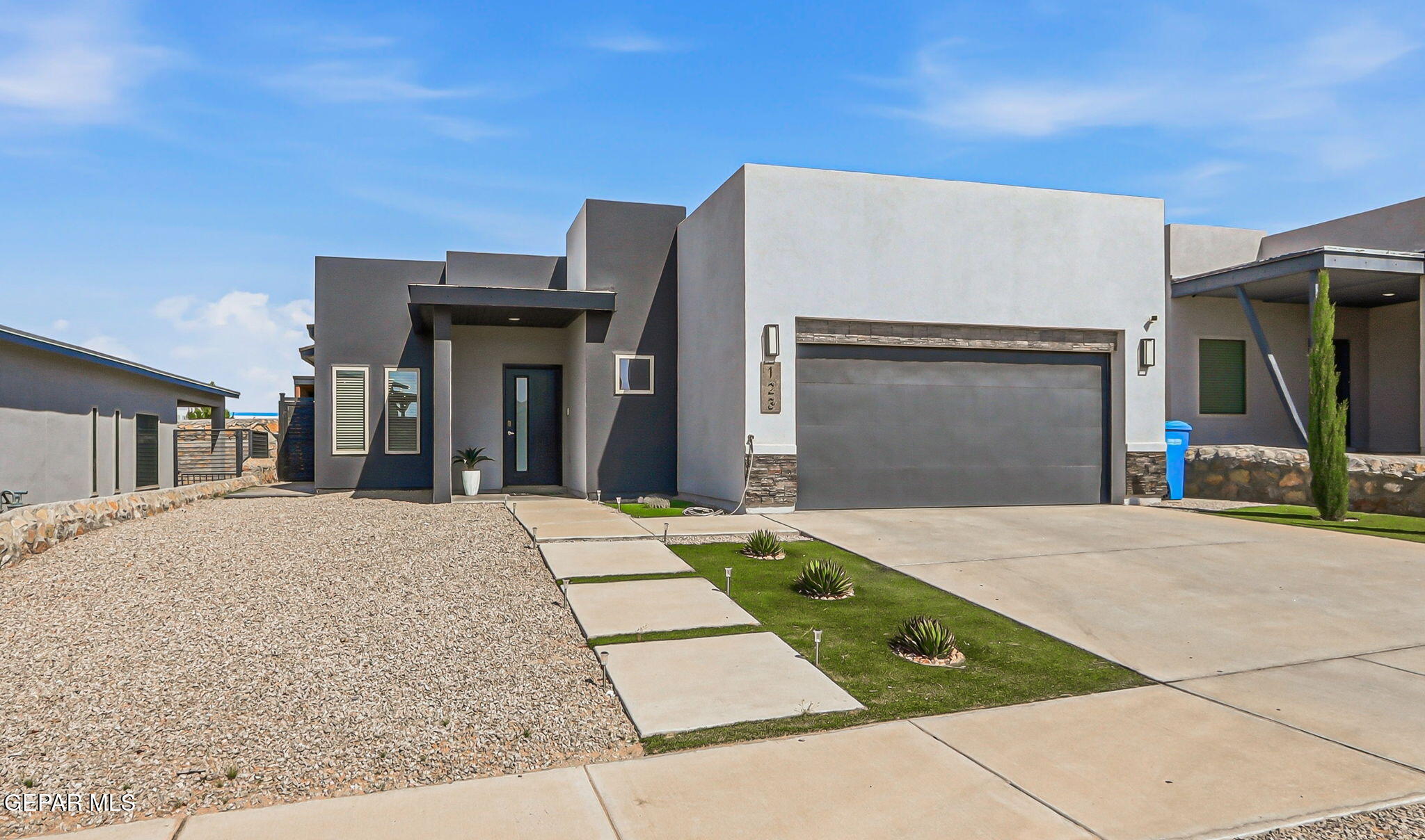 123 Via Rojas Drive Horizon City, TX 79928 - Photo 1 of 47 a house view with a outdoor space