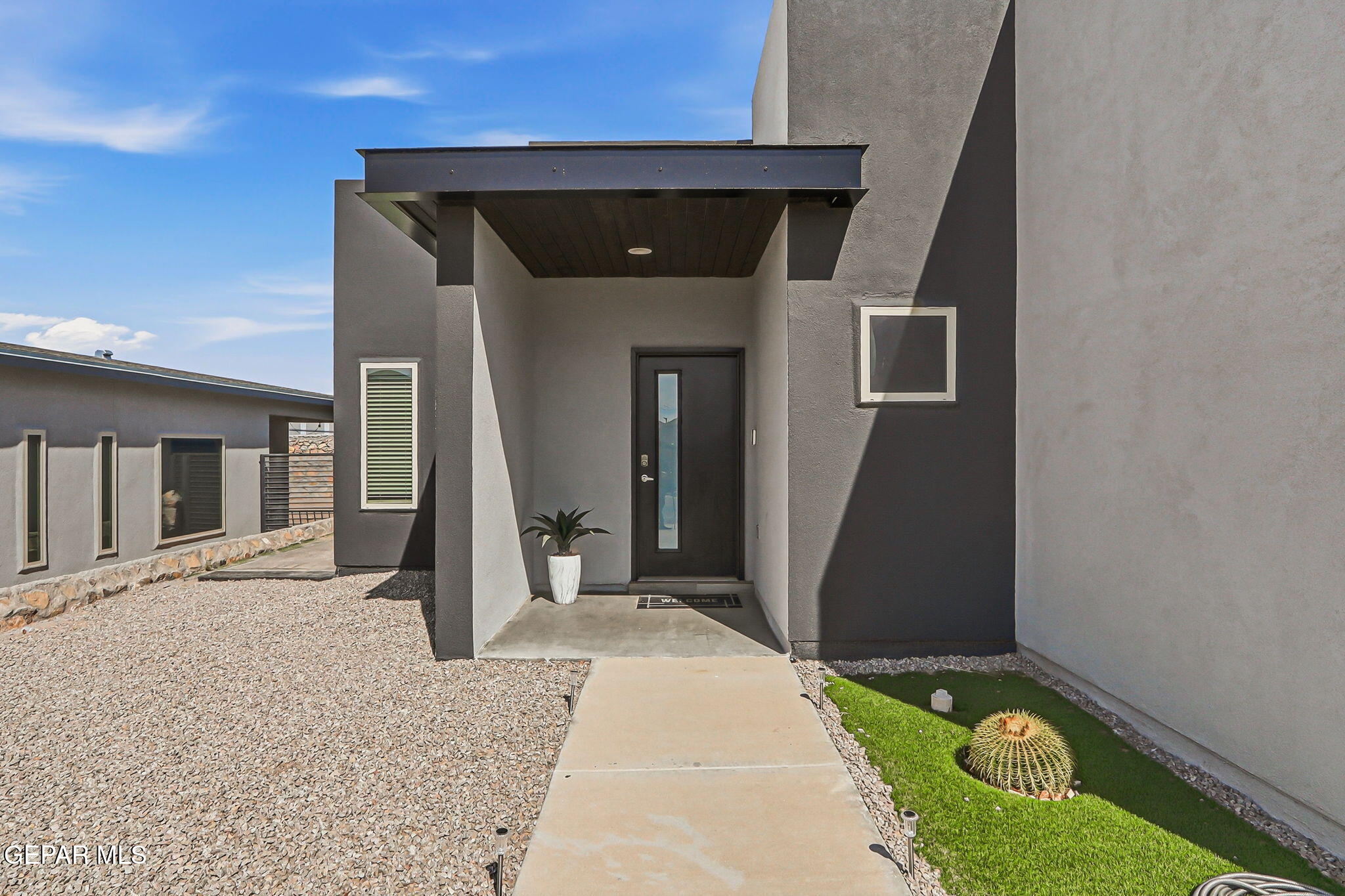 123 Via Rojas Drive Horizon City, TX 79928 - Photo 6 of 47 a front view of a house with shower