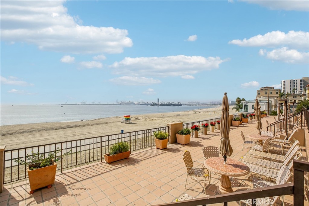 1750 East Ocean Boulevard, Unit 102 Long Beach, CA 90802 - Photo 11 of 22 a view of roof deck with outdoor seating and city view
