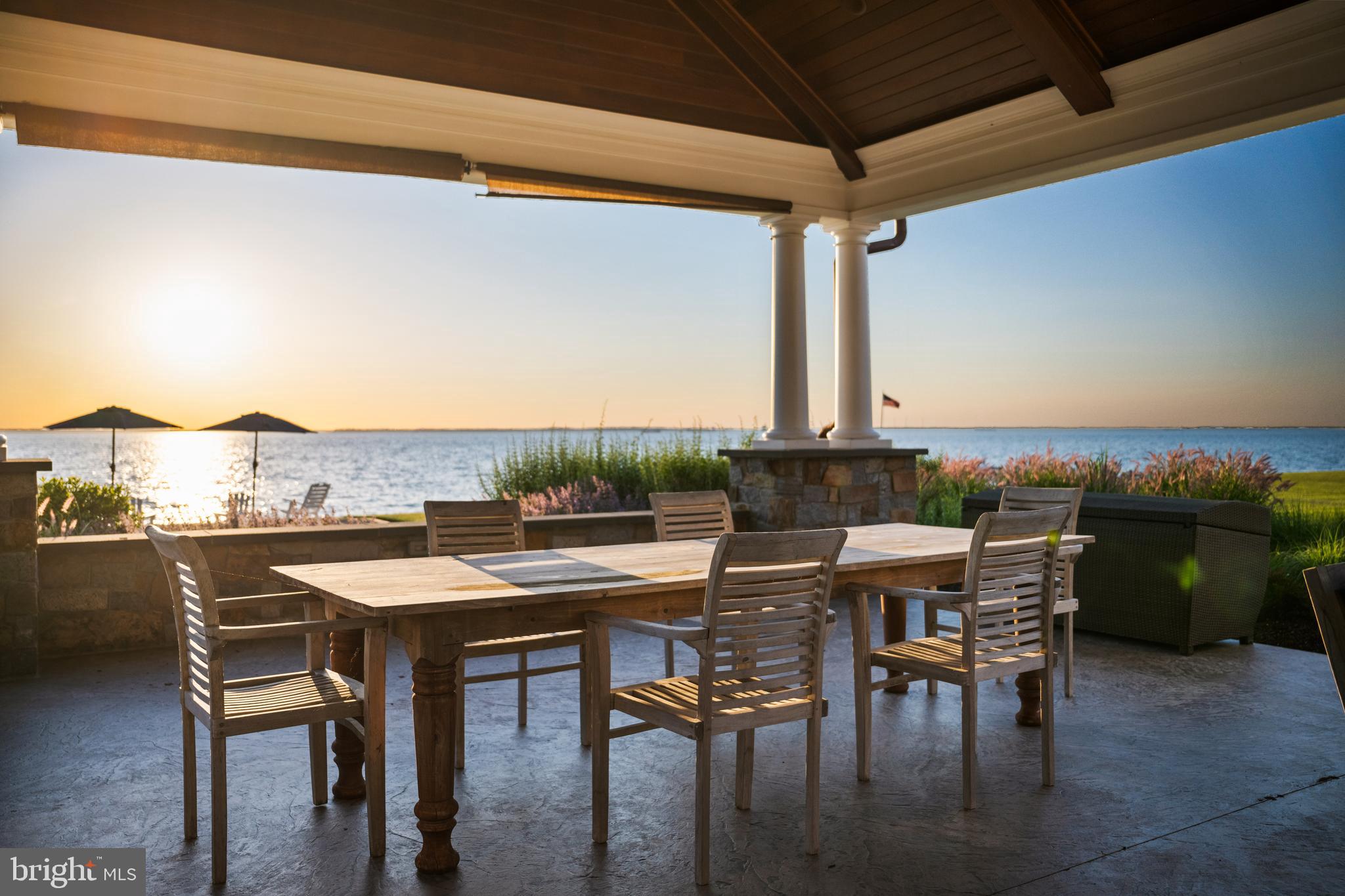 7328 Kent Point Road Stevensville, MD 21666 - Photo 8 of 67 Covered Dining with Stunning SUnsets