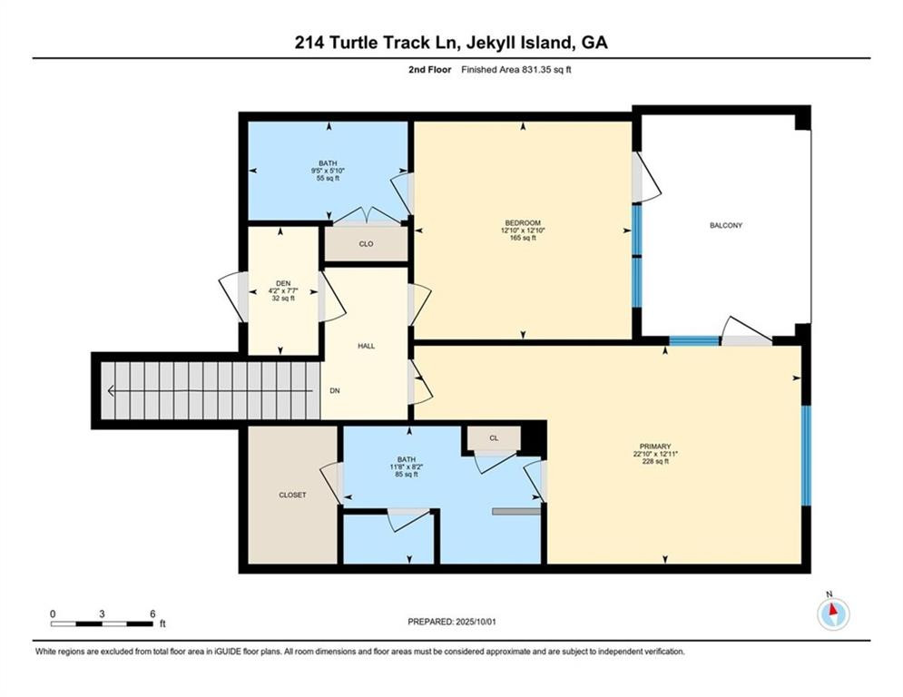 214 Turtle Track Lane Jekyll Island, GA 31527 - Photo 70 of 70 Second Floor Floorplan