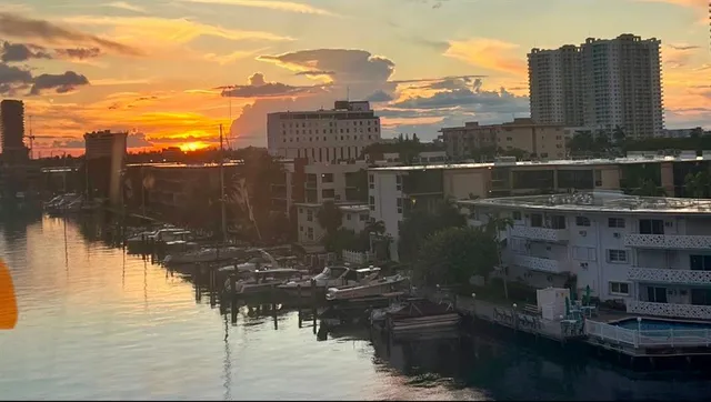 a front view of a building