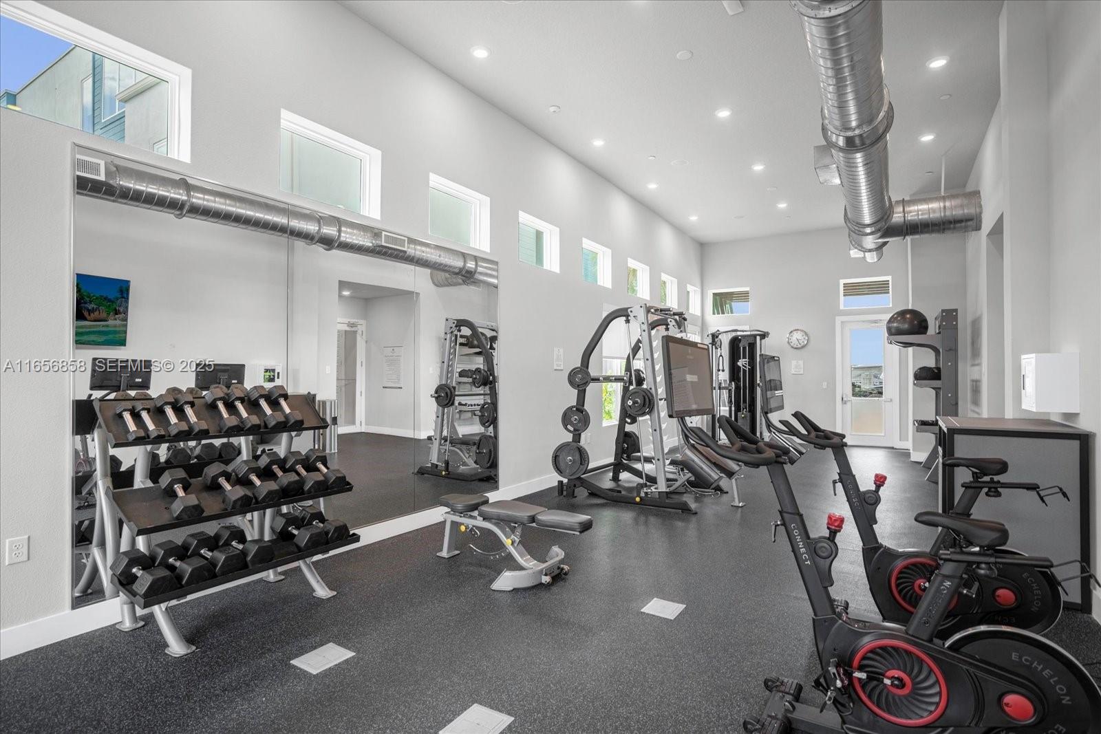 7740 Sandy Ridge Drive, Unit 112 Kissimmee, FL 34747 - Photo 26 of 38 a view of a room with gym equipment