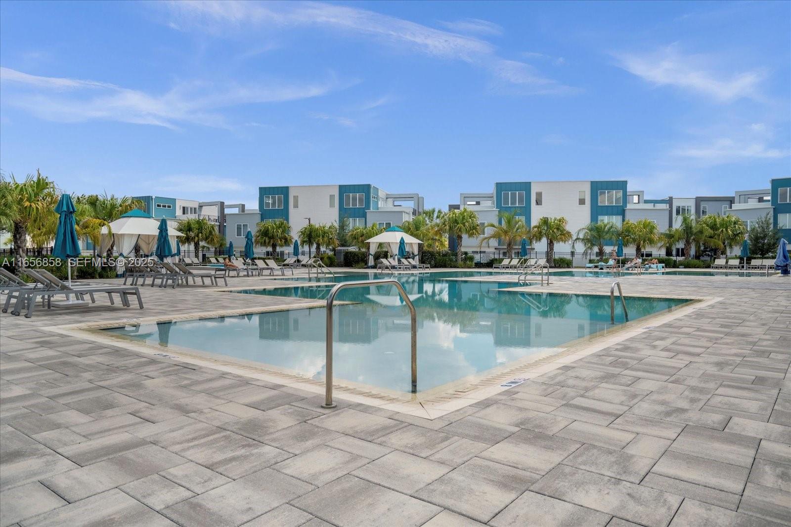 7740 Sandy Ridge Drive, Unit 112 Kissimmee, FL 34747 - Photo 33 of 38 a view of a swimming pool and a lot of buildings