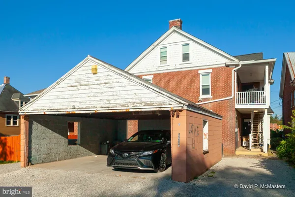 a view of a house with a patio